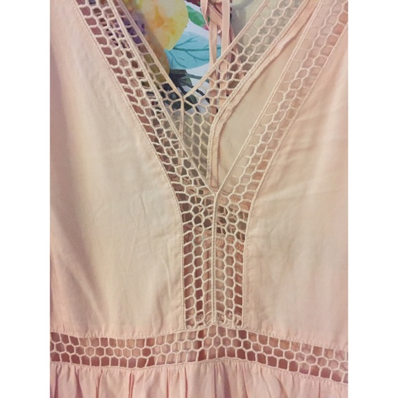 F21 plus woven peach boho dress - Picture 7 of 8